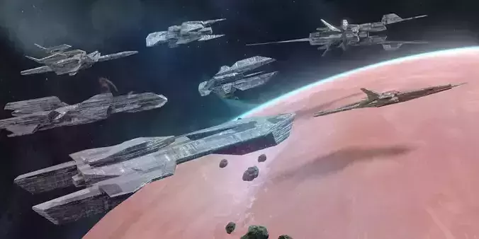 Spaceship Basemesh Kitbash - 100 Models Pack