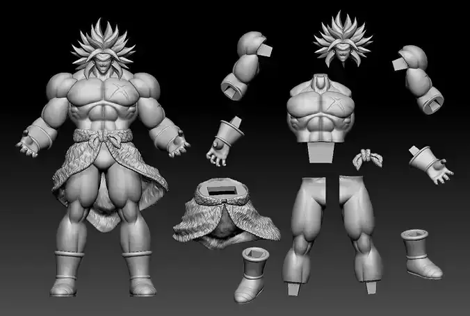 Broly printable model
