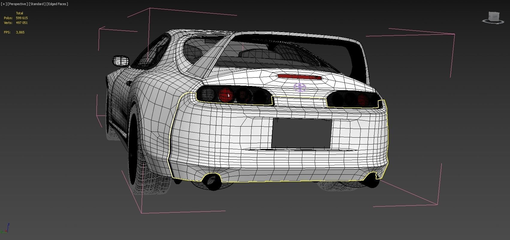 Toyota Supra  3D model_6