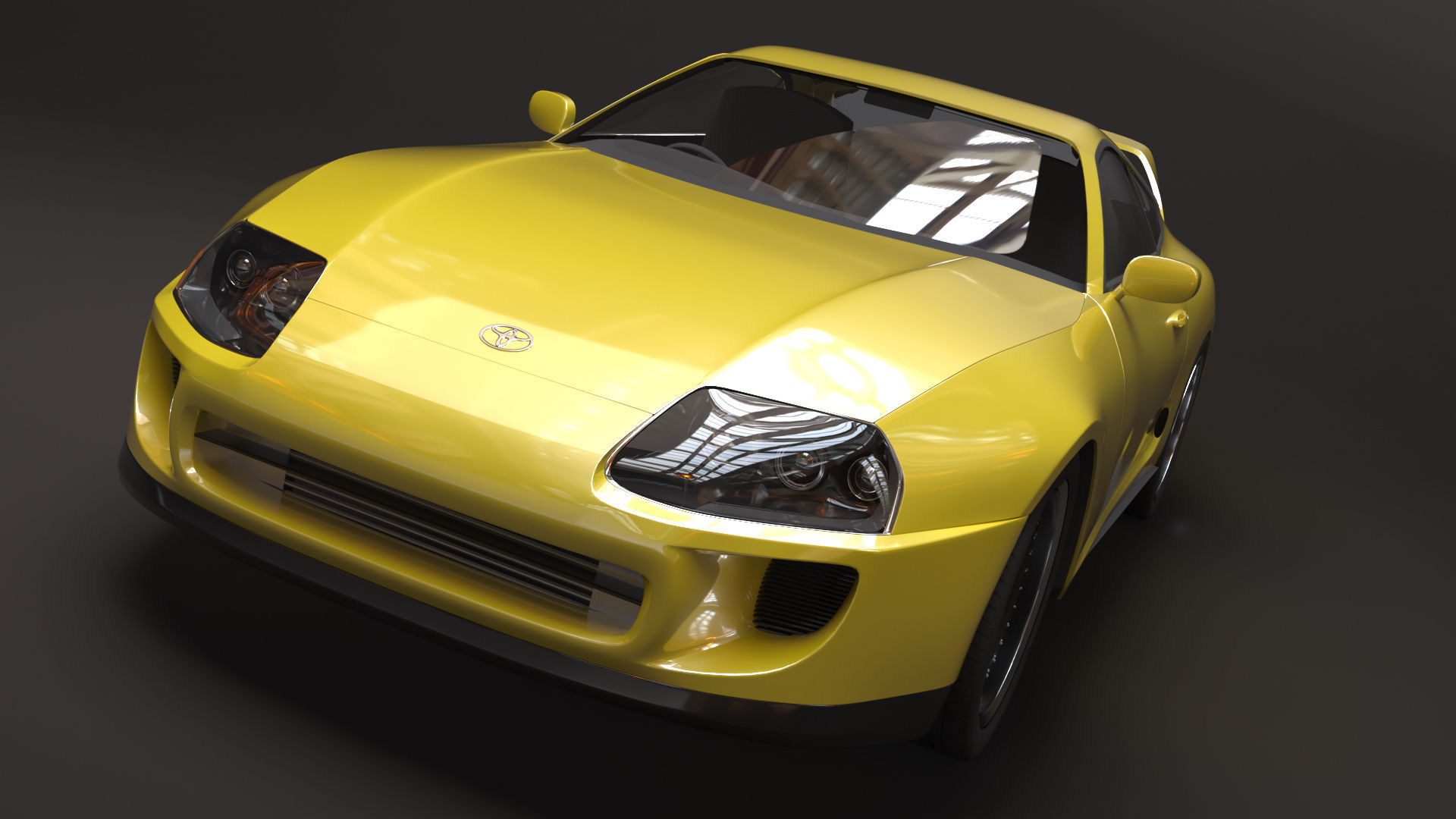 Toyota Supra  3D model_1