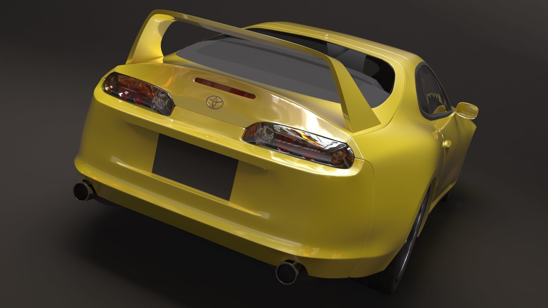 Toyota Supra  3D model_3