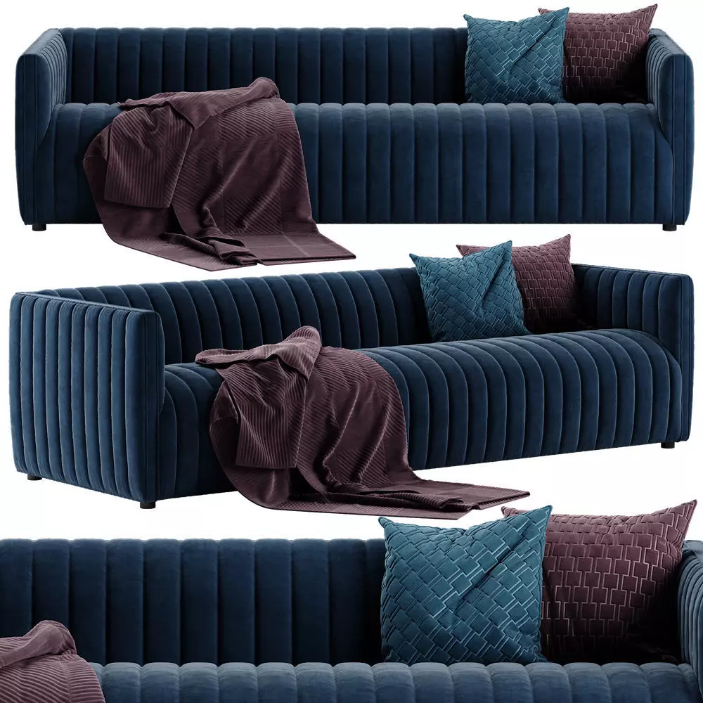 Crate and Barrel Cosima sofa 3D model_0