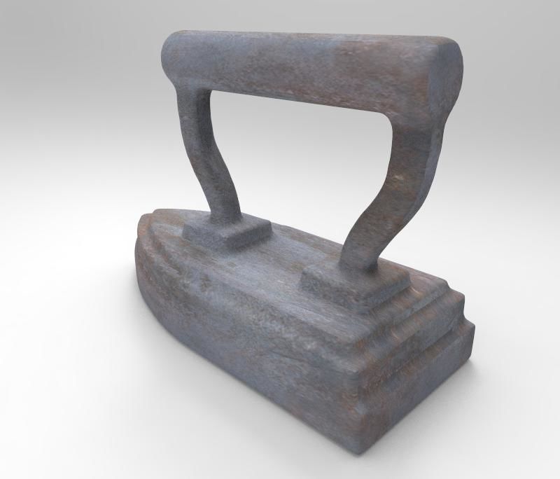 Vintage Iron 3D model_5