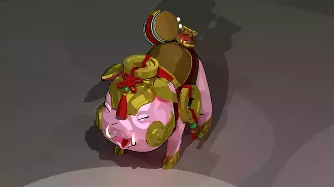 Sejuani Firecracker Bristle only 3D model