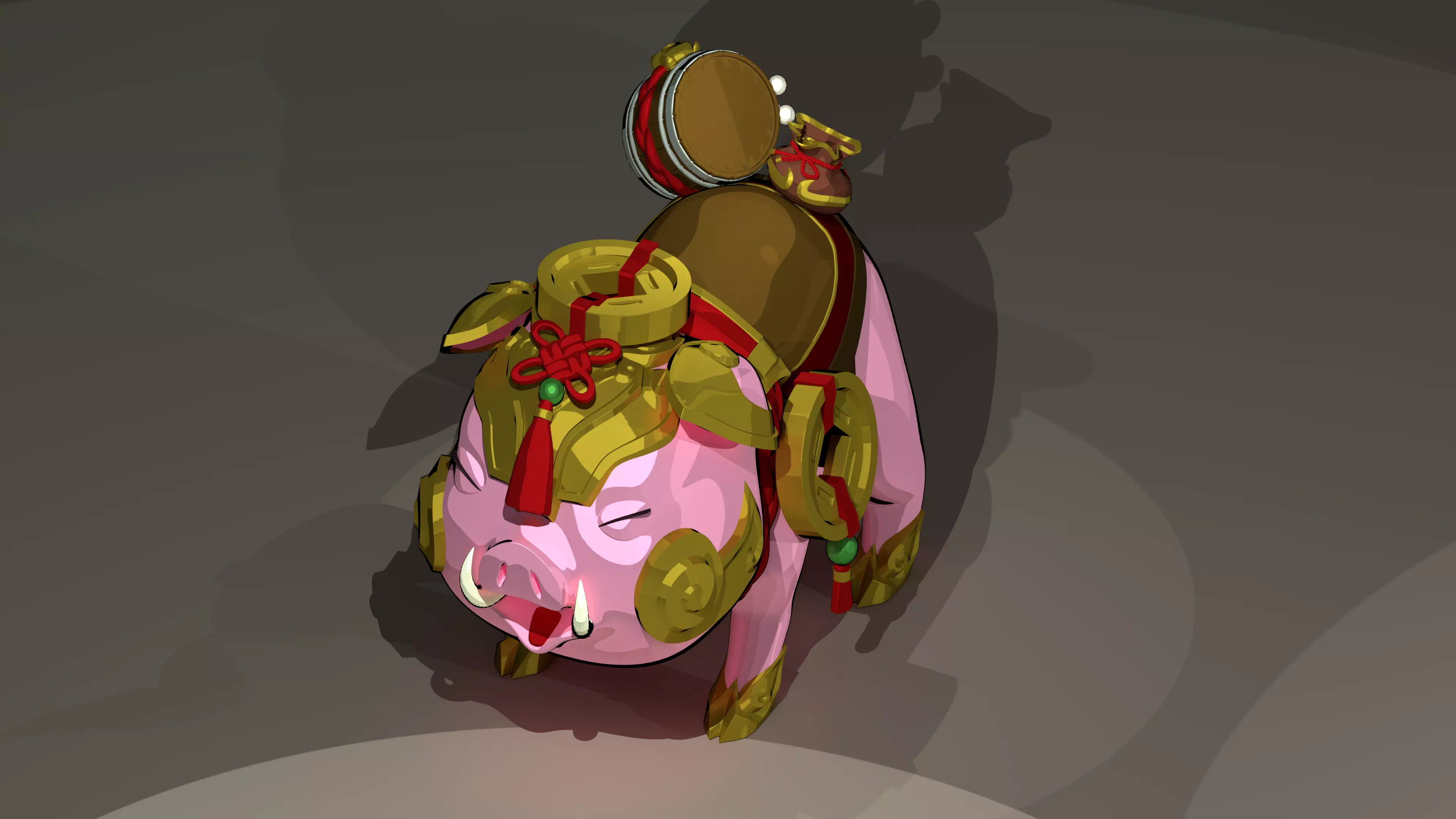 Sejuani Firecracker Bristle only 3D model_0