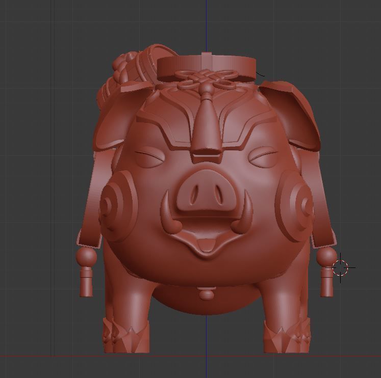 Sejuani Firecracker Bristle only 3D model_10