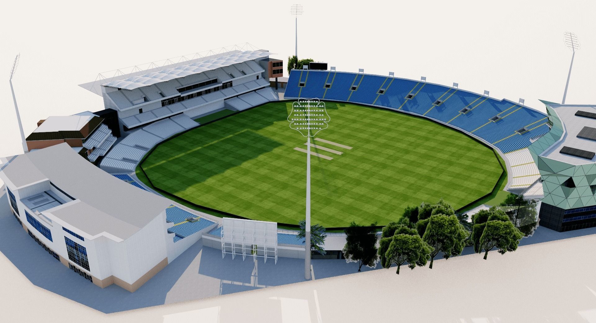 Headingley Cricket Ground - Leeds Updated 2024 3D model_2