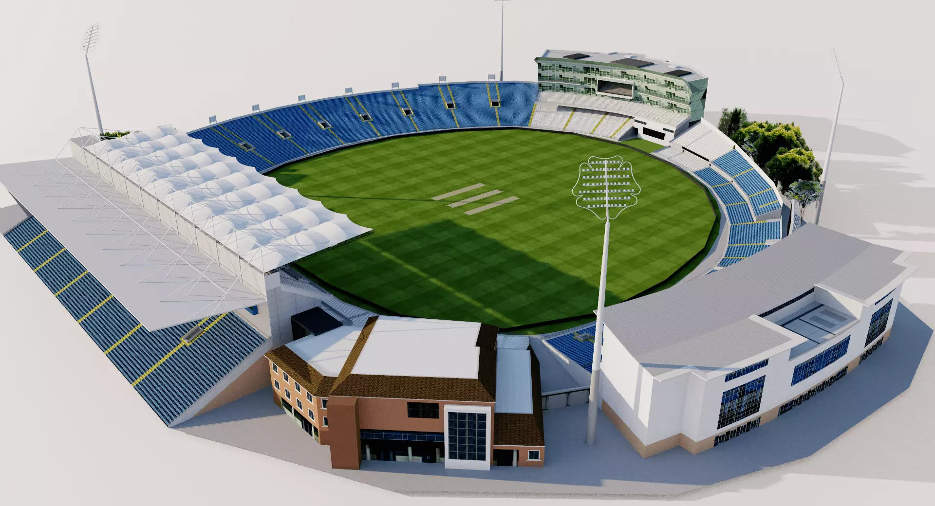 Headingley Cricket Ground - Leeds Updated 2024 3D model_0