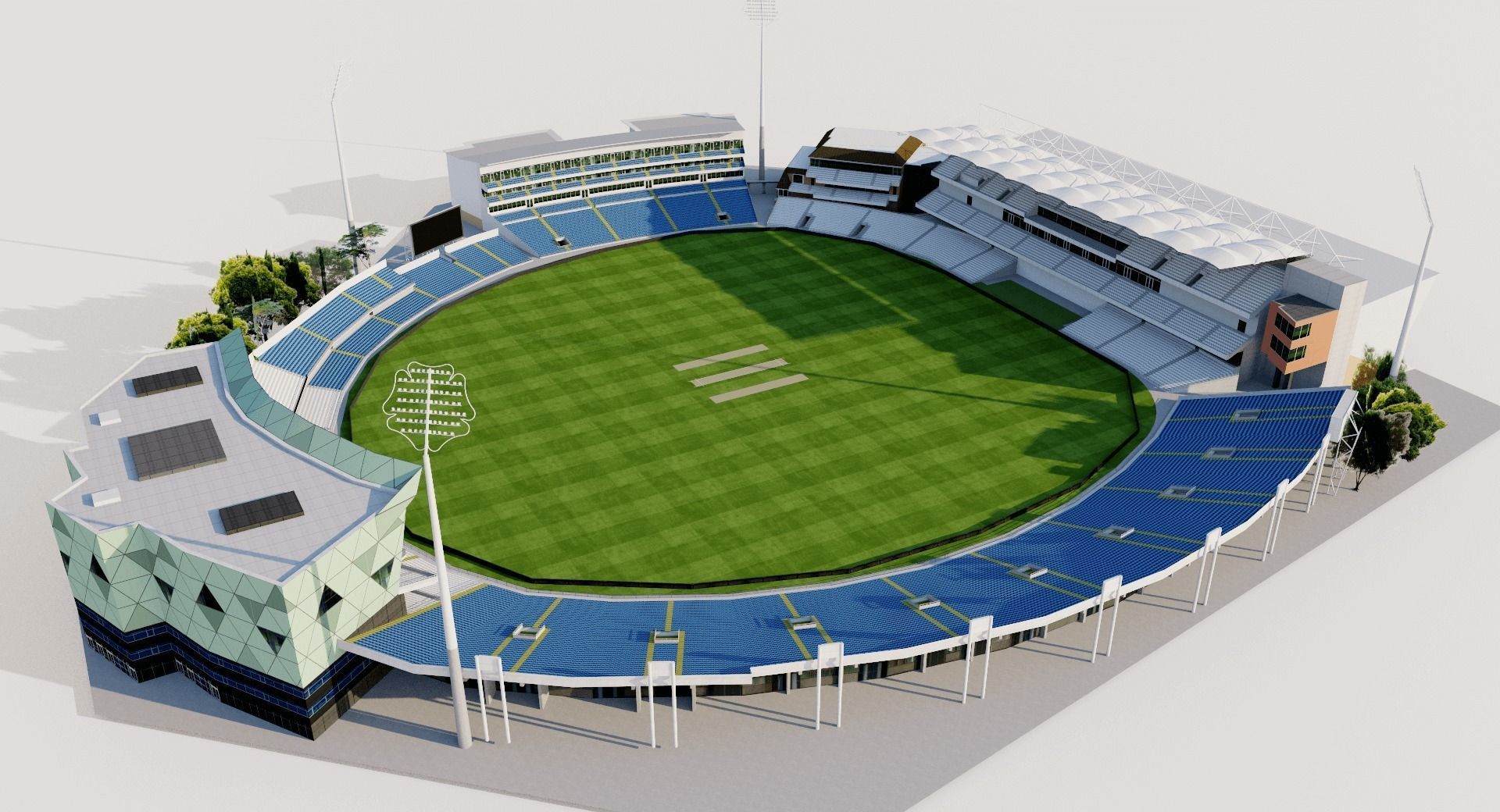 Headingley Cricket Ground - Leeds Updated 2024 3D model_1