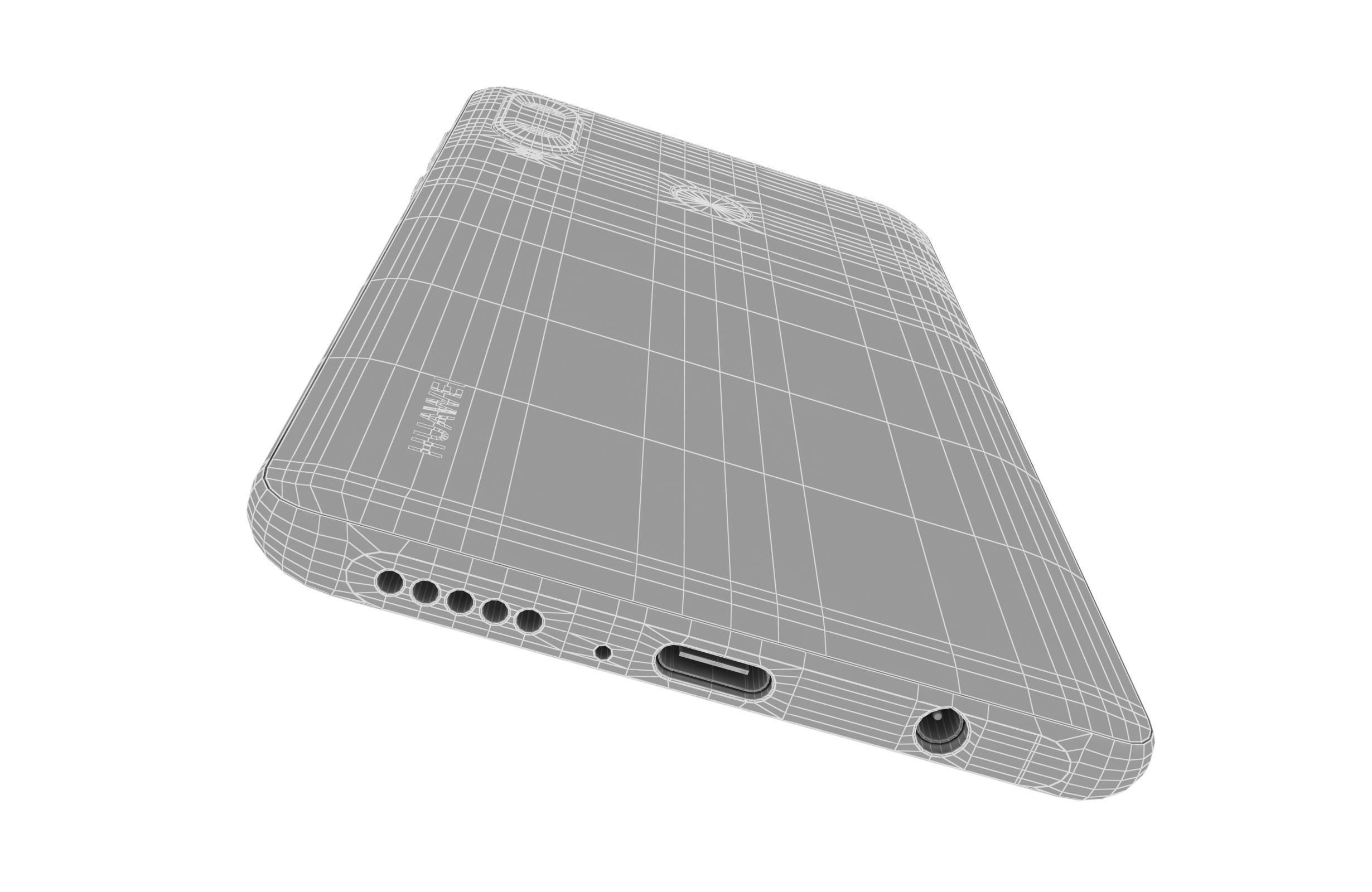 Huawei P30 Lite Midnight Black 3D model_17