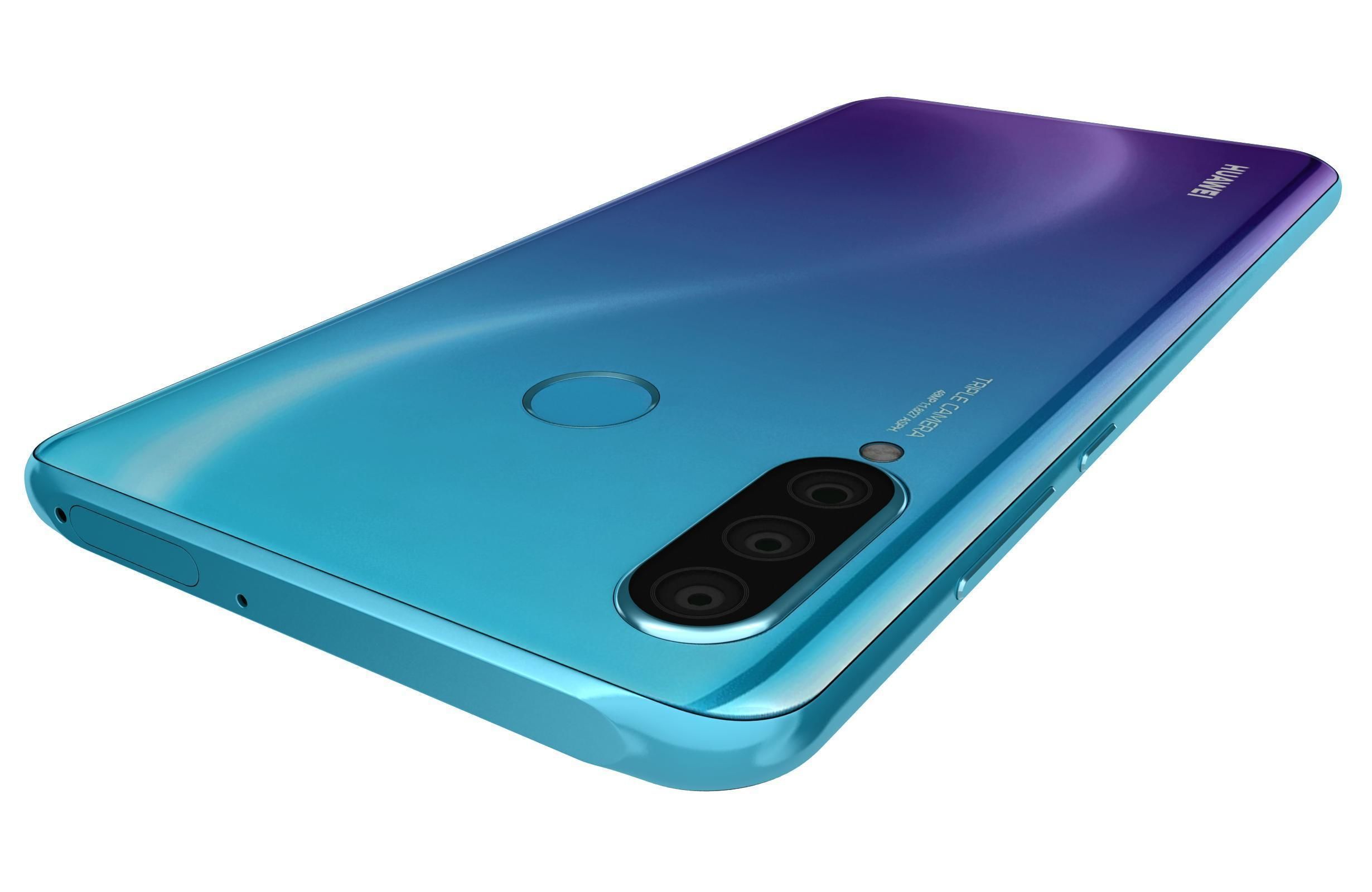 Huawei P30 Lite Peacock Blue 3D model_12