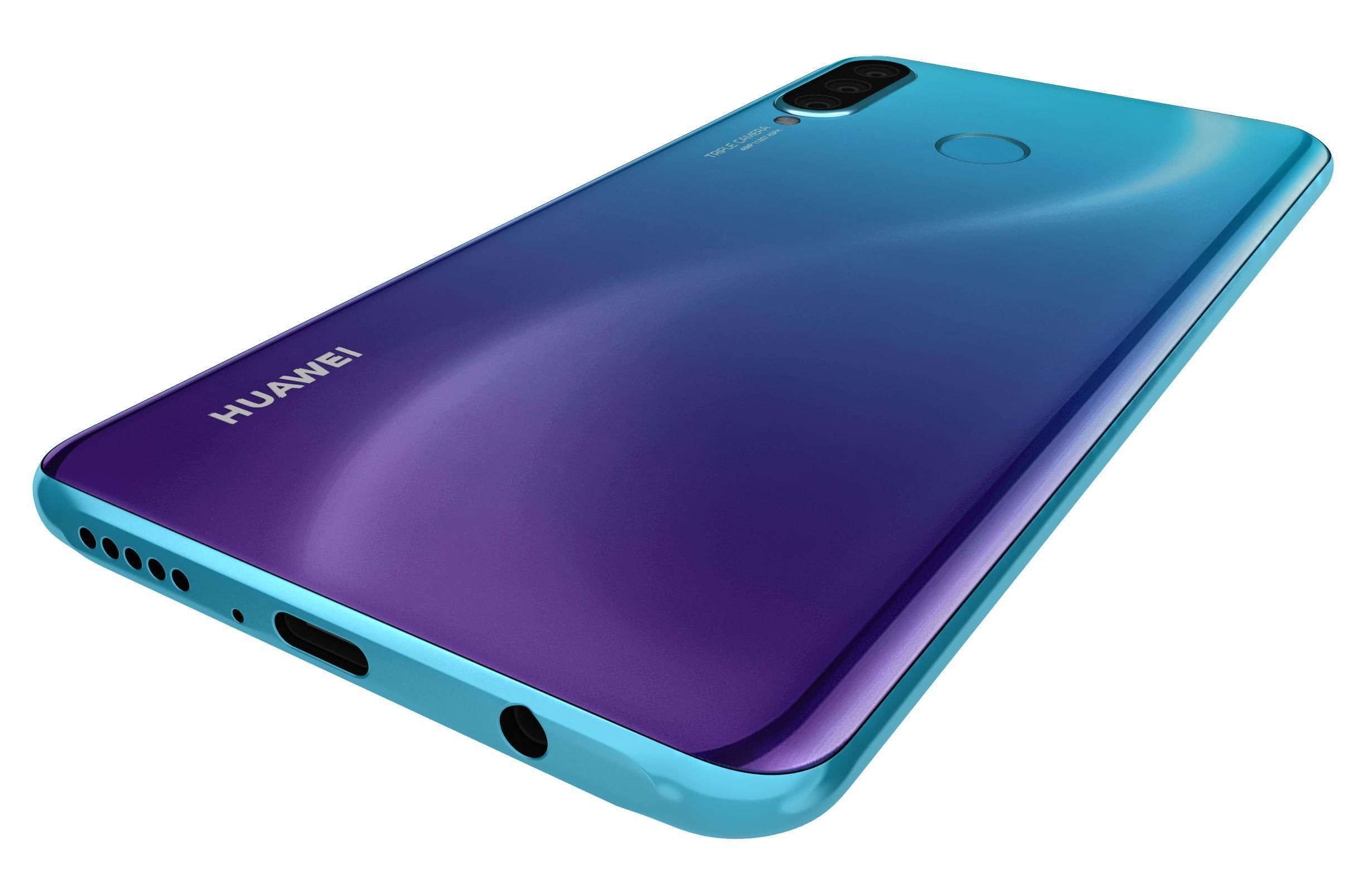 Huawei P30 Lite Peacock Blue 3D model_11