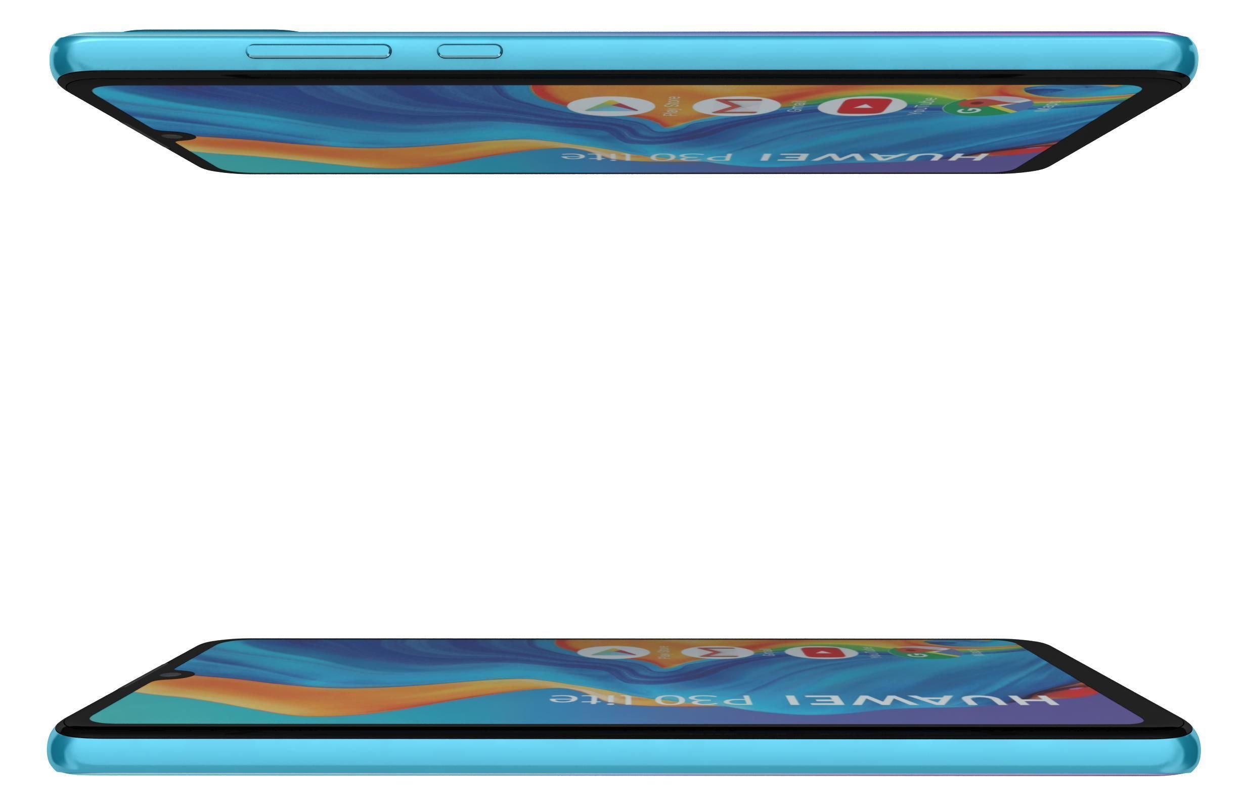 Huawei P30 Lite Peacock Blue 3D model_13