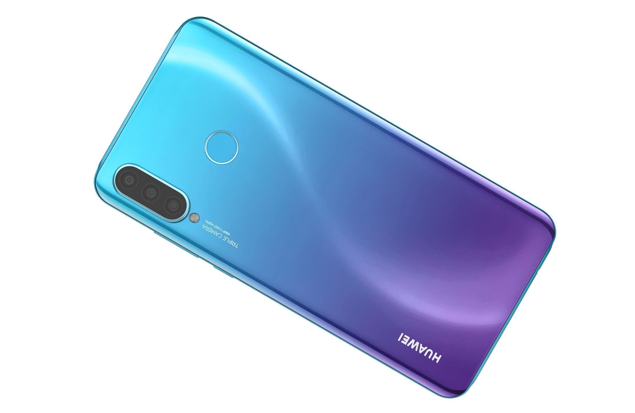 Huawei P30 Lite Peacock Blue 3D model_7