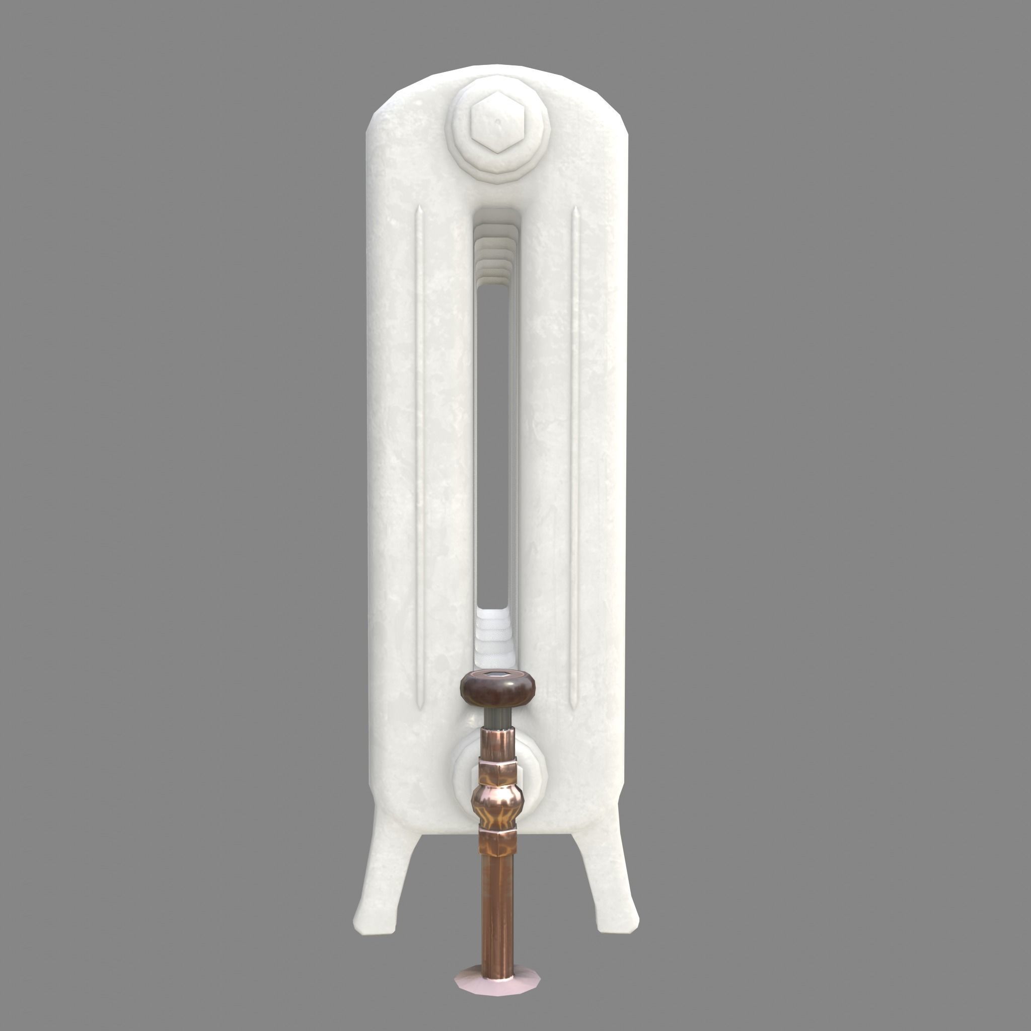 Game-ready radiator- 3 different materials 3D Model Collection_24