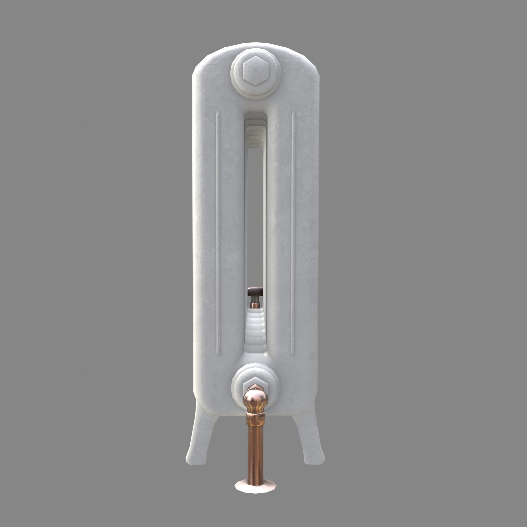 Game-ready radiator- 3 different materials 3D Model Collection_25