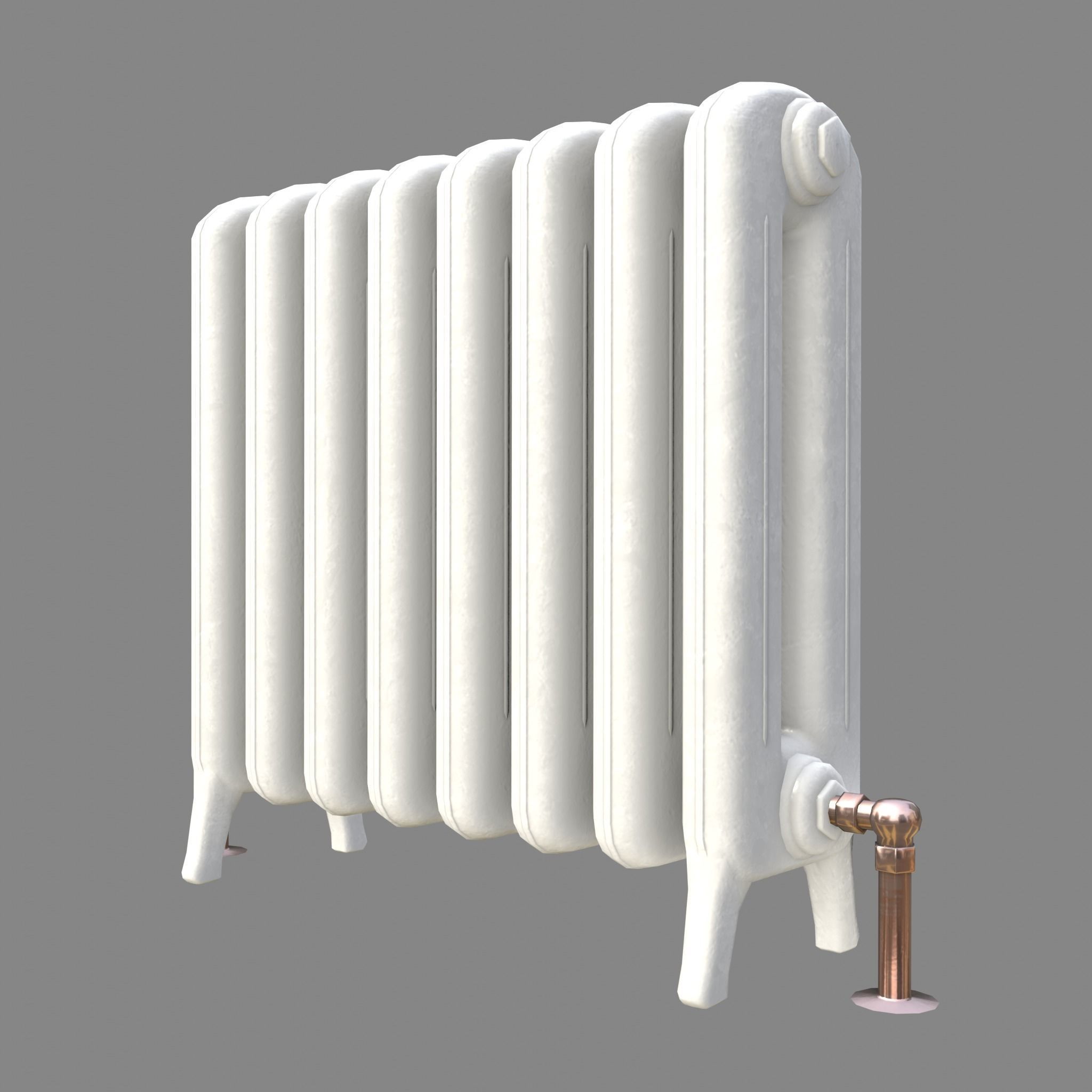 Game-ready radiator- 3 different materials 3D Model Collection_20