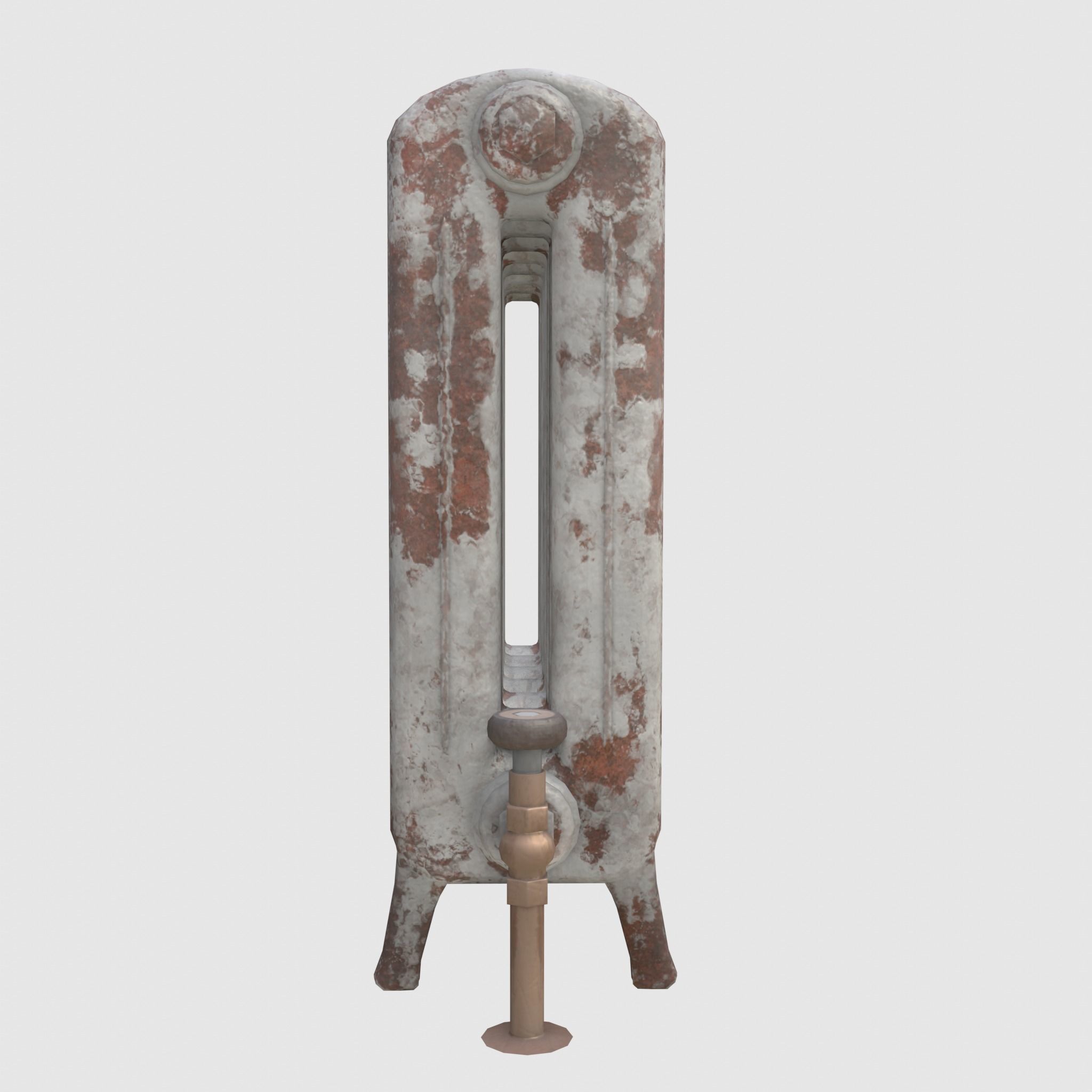 Game-ready radiator- 3 different materials 3D Model Collection_33