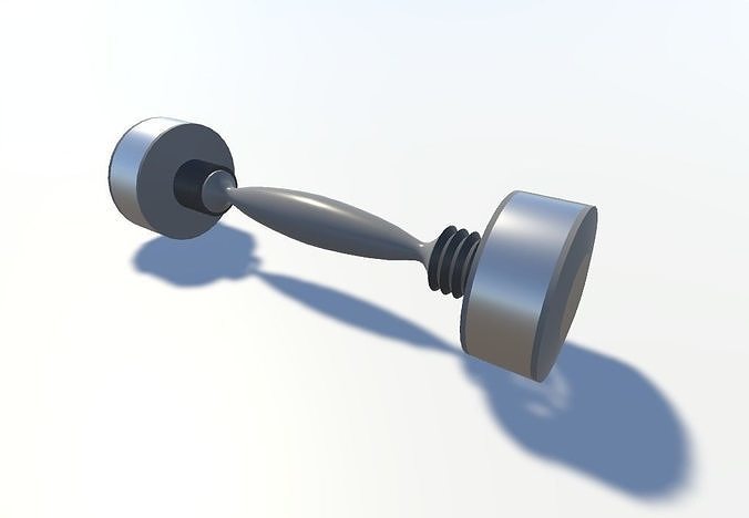 Shakeweight dumbbell Low-poly 3D model