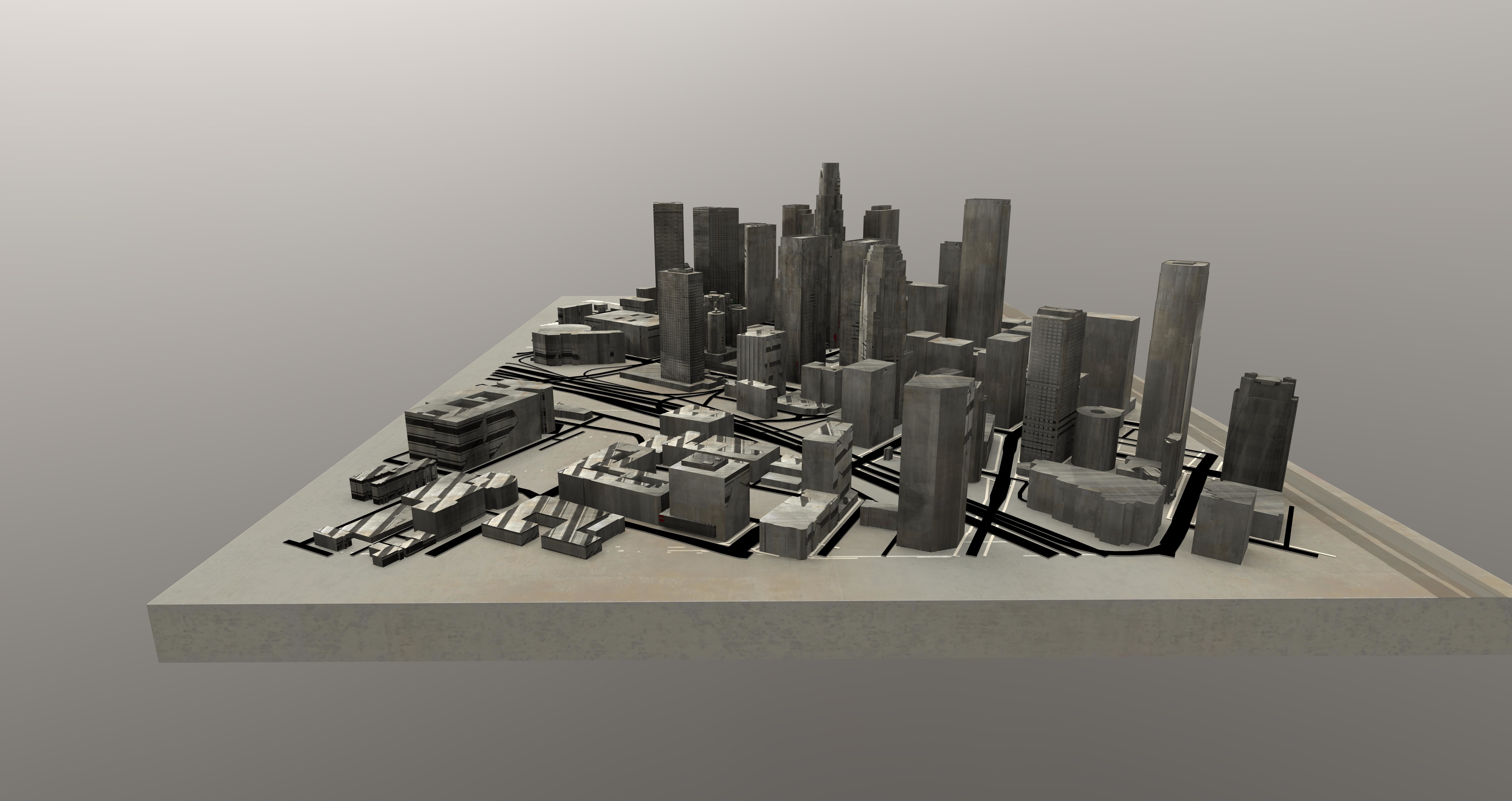 Downtown Los Angeles 3D model_10