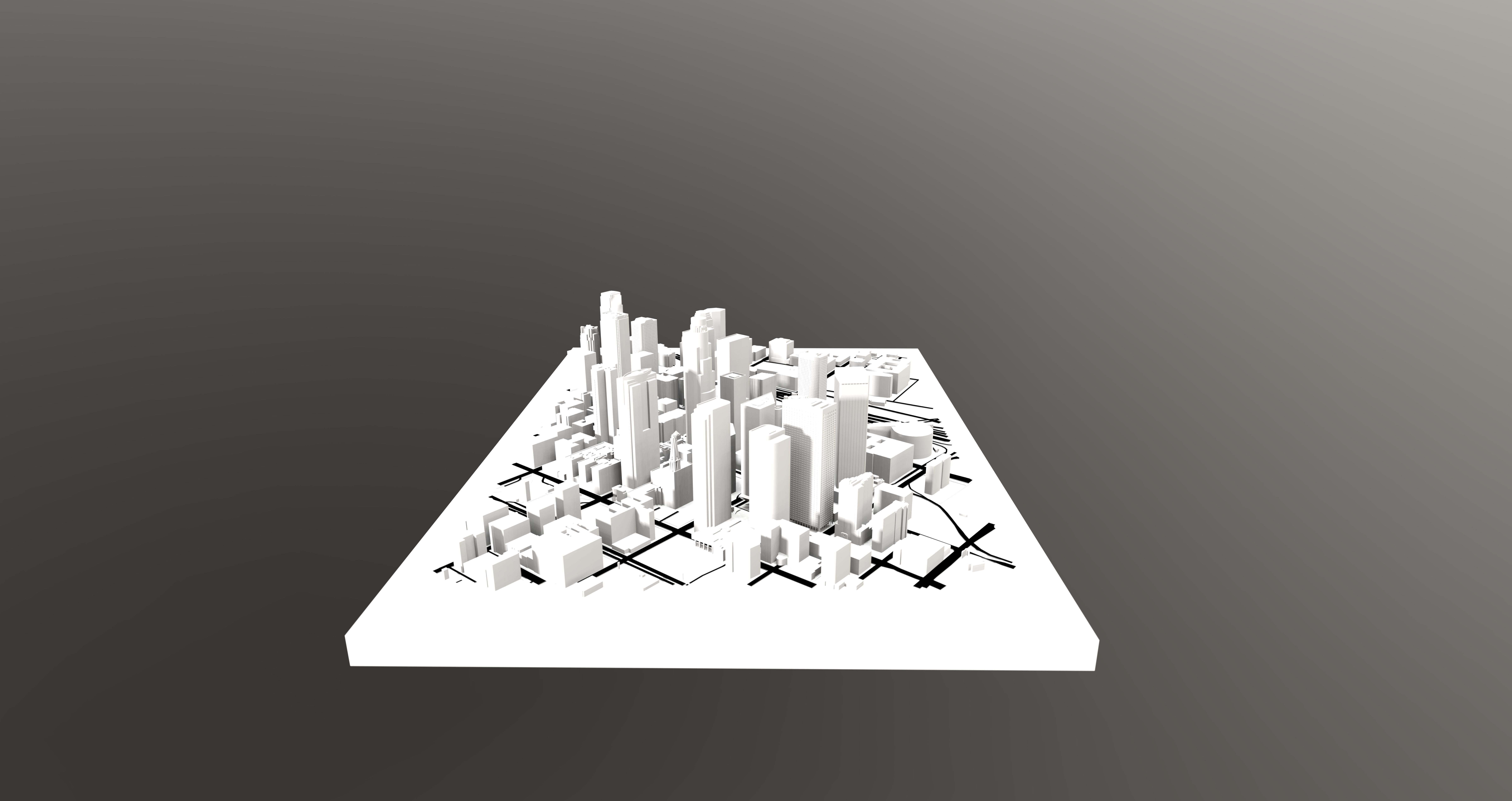 Downtown Los Angeles 3D model_4