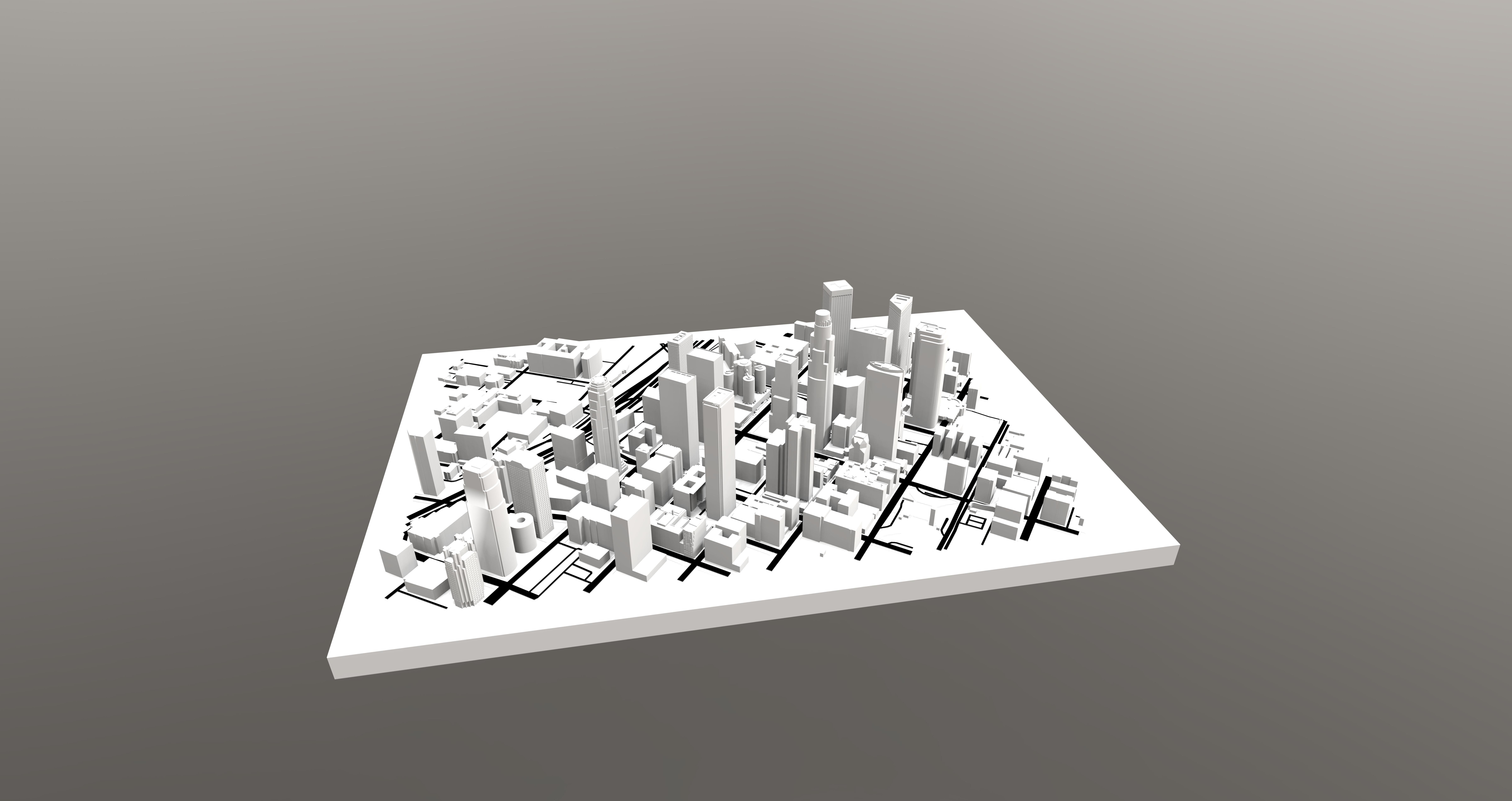 Downtown Los Angeles 3D model_3