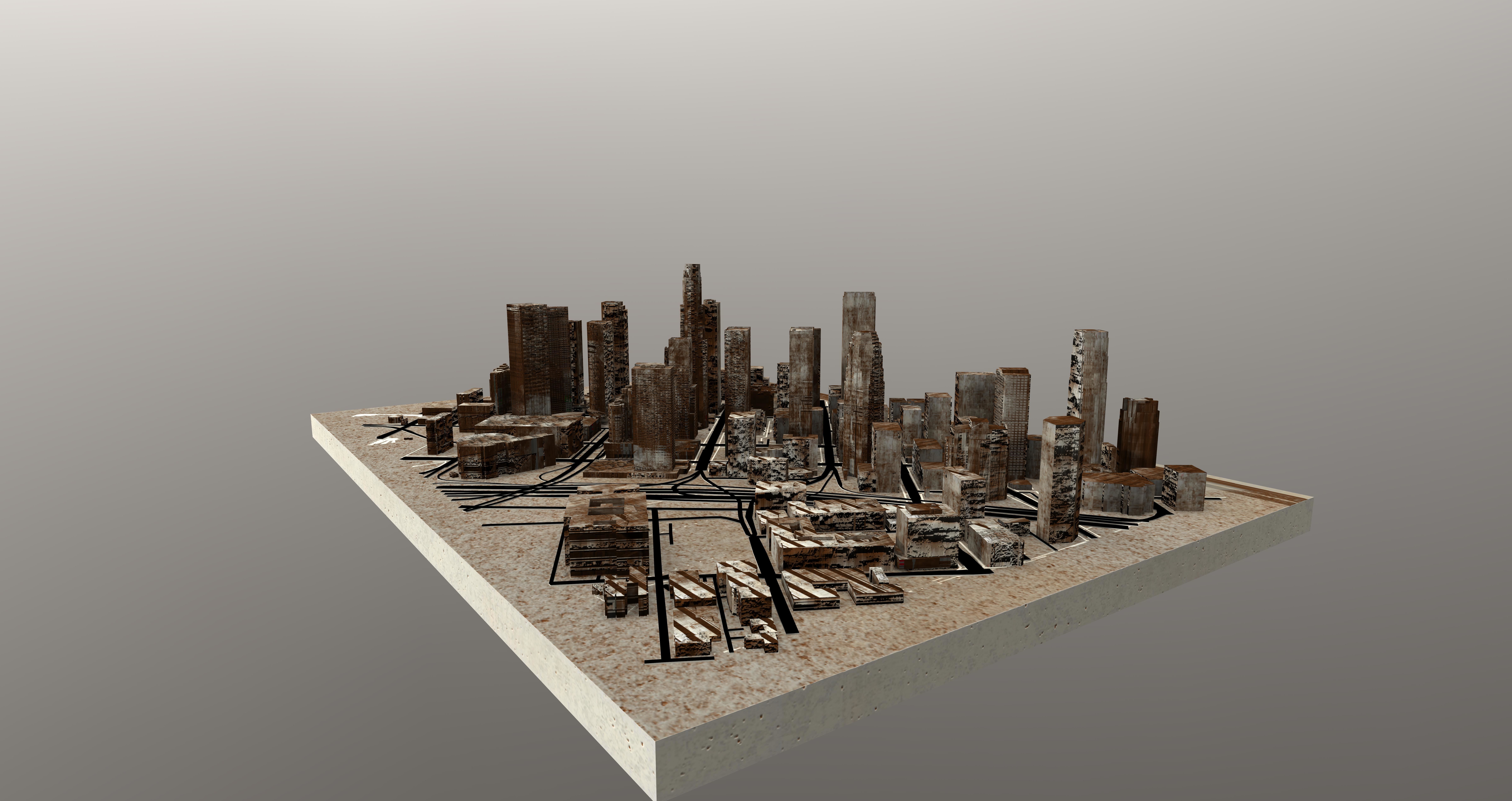 Downtown Los Angeles 3D model_9