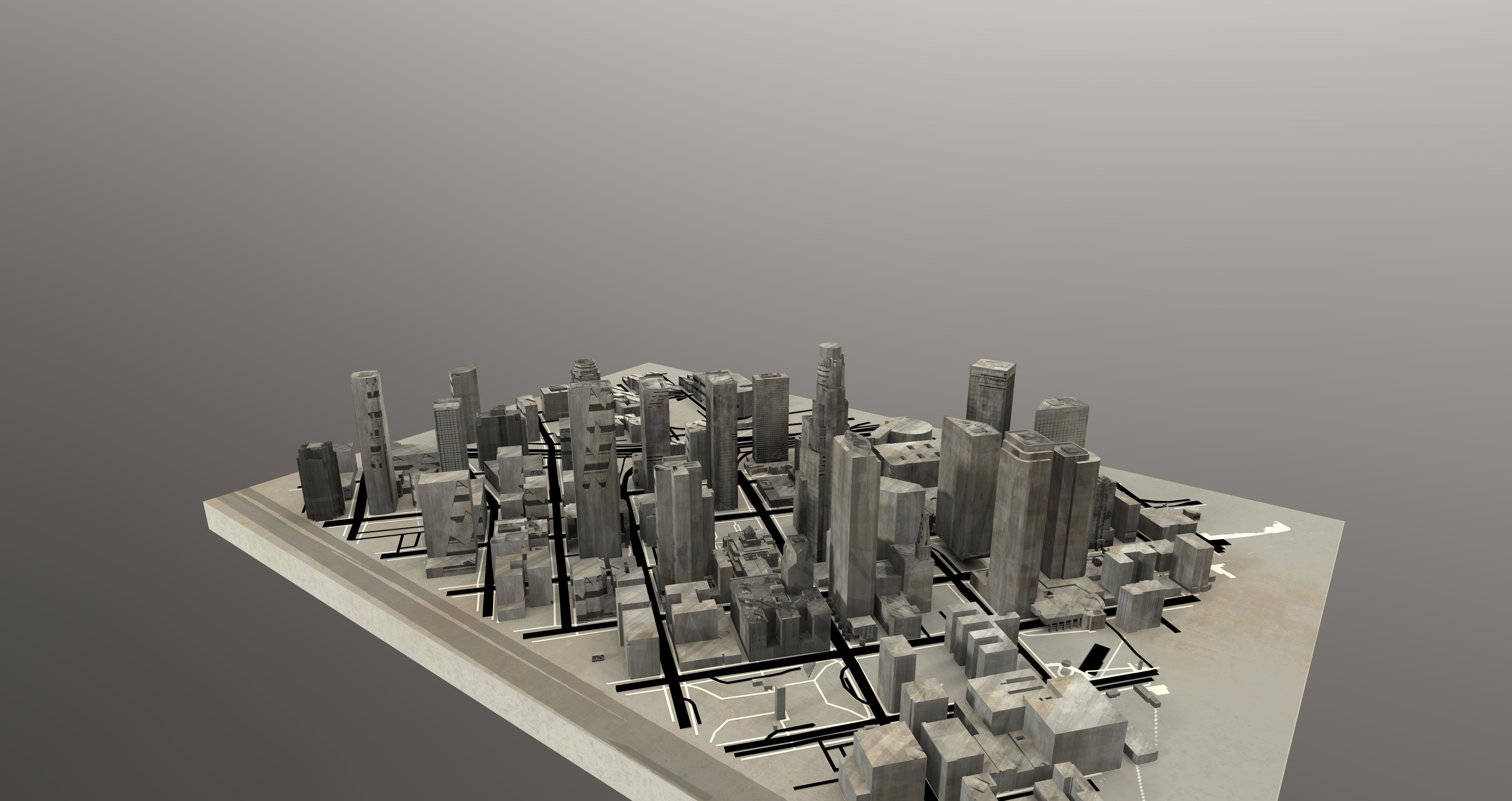 Downtown Los Angeles 3D model_8