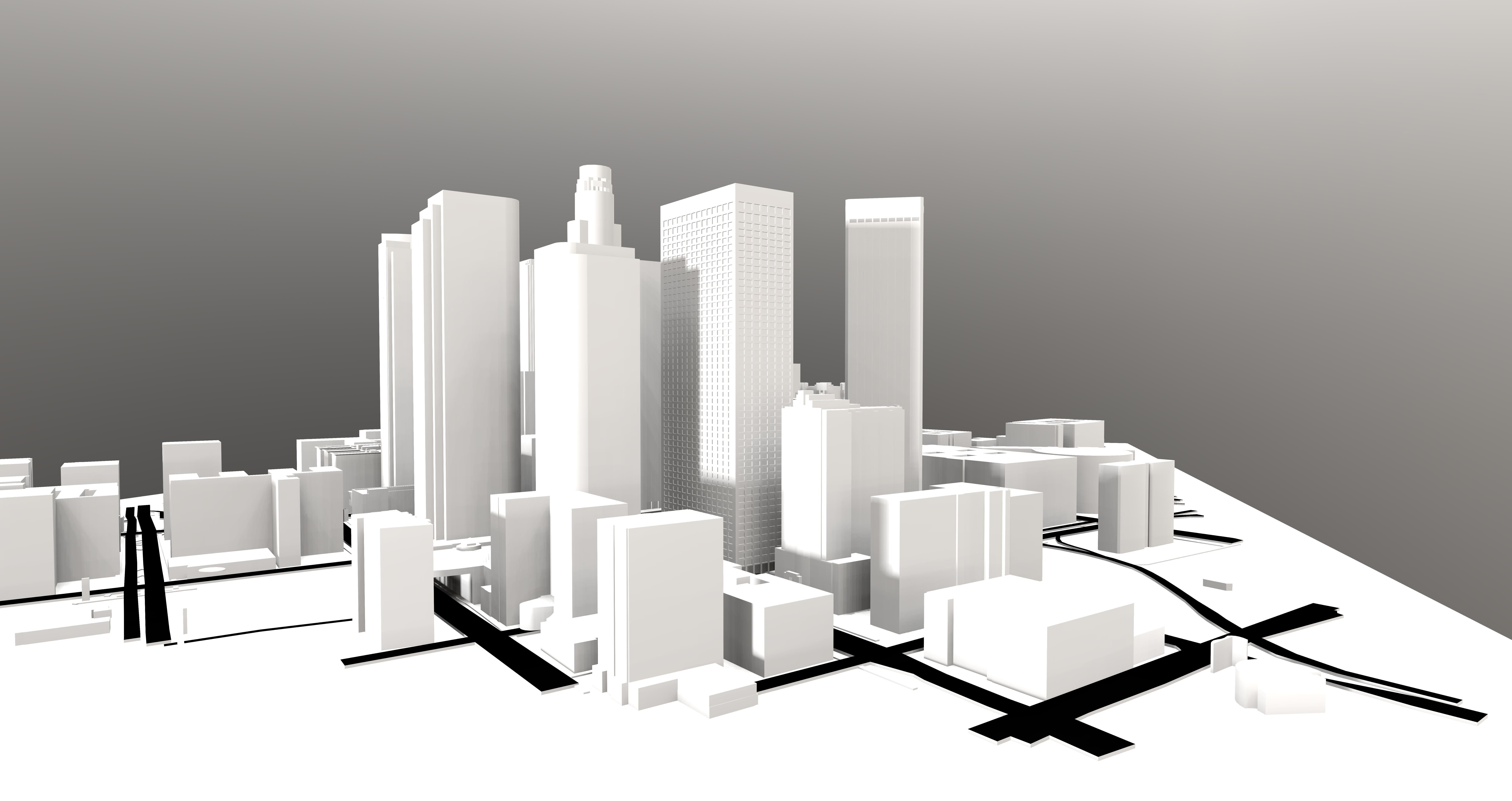 Downtown Los Angeles 3D model_6