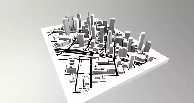 Downtown Los Angeles 3D model