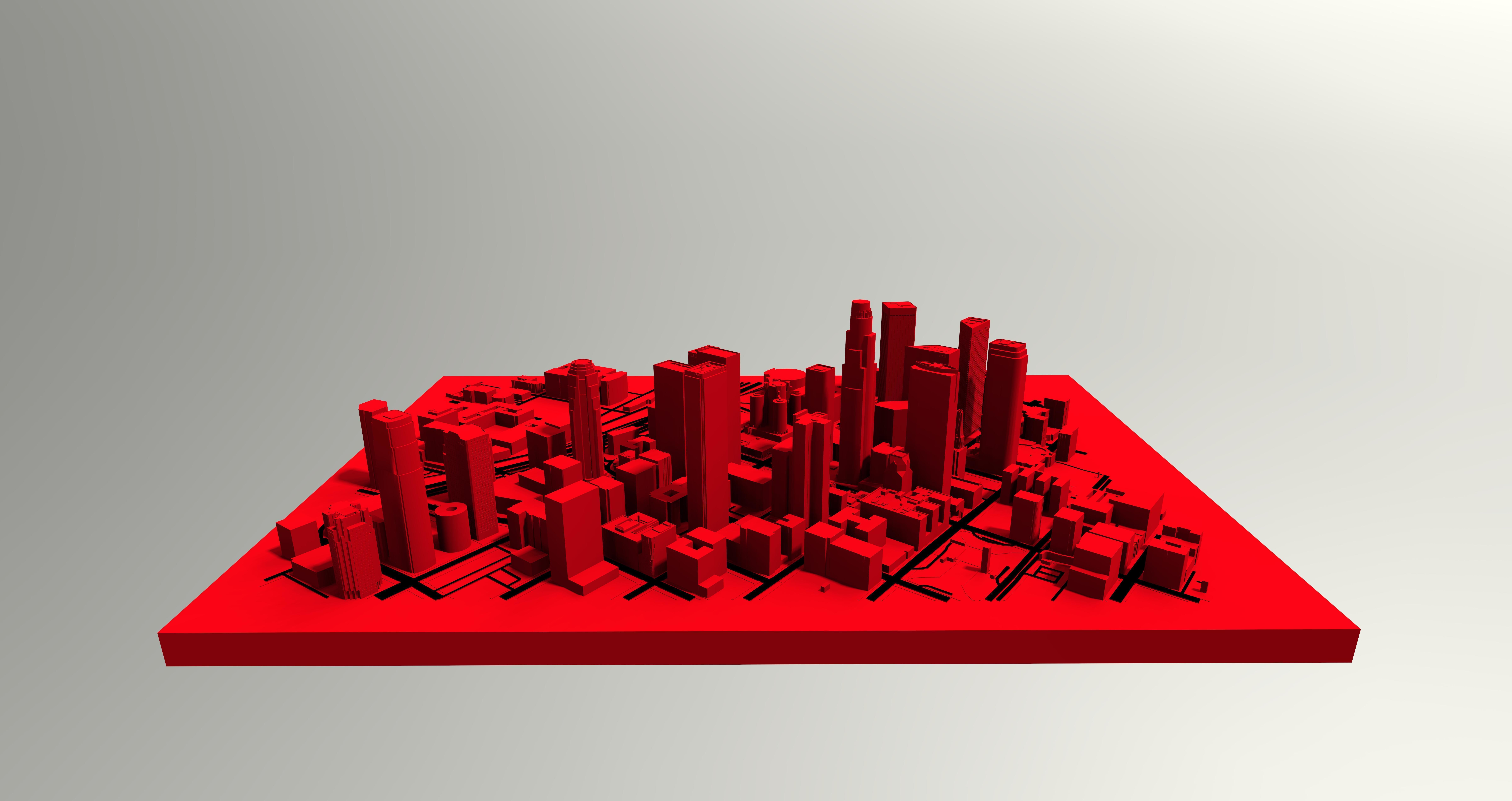 Downtown Los Angeles 3D model_12