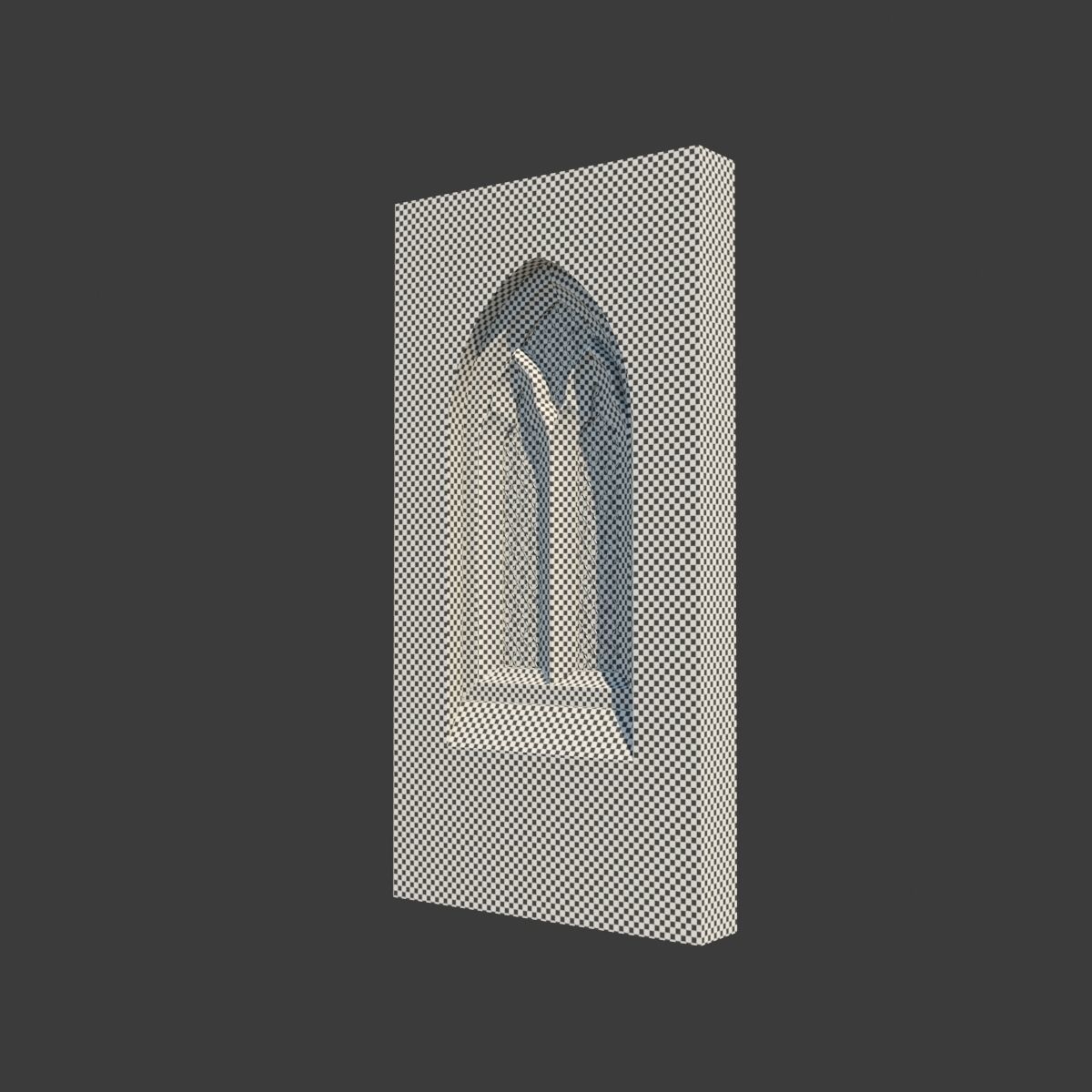 Medieval Gothic Window 06 3D model_5