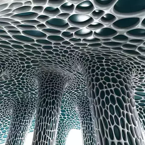 Biomica cell oval cage 3D model