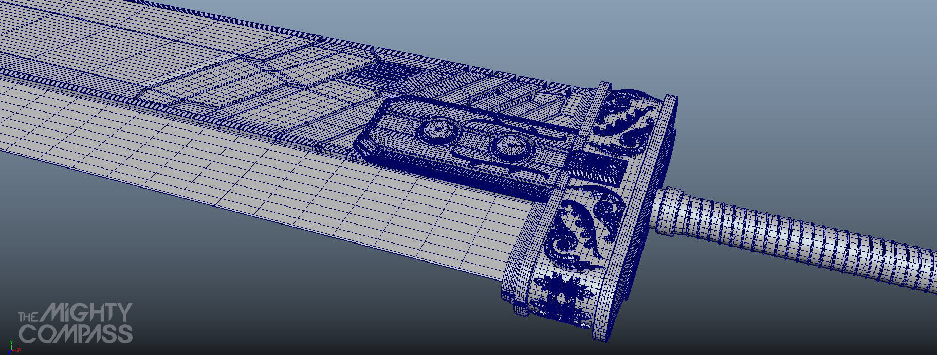 Final Fantasy - Buster Sword 3D model_19