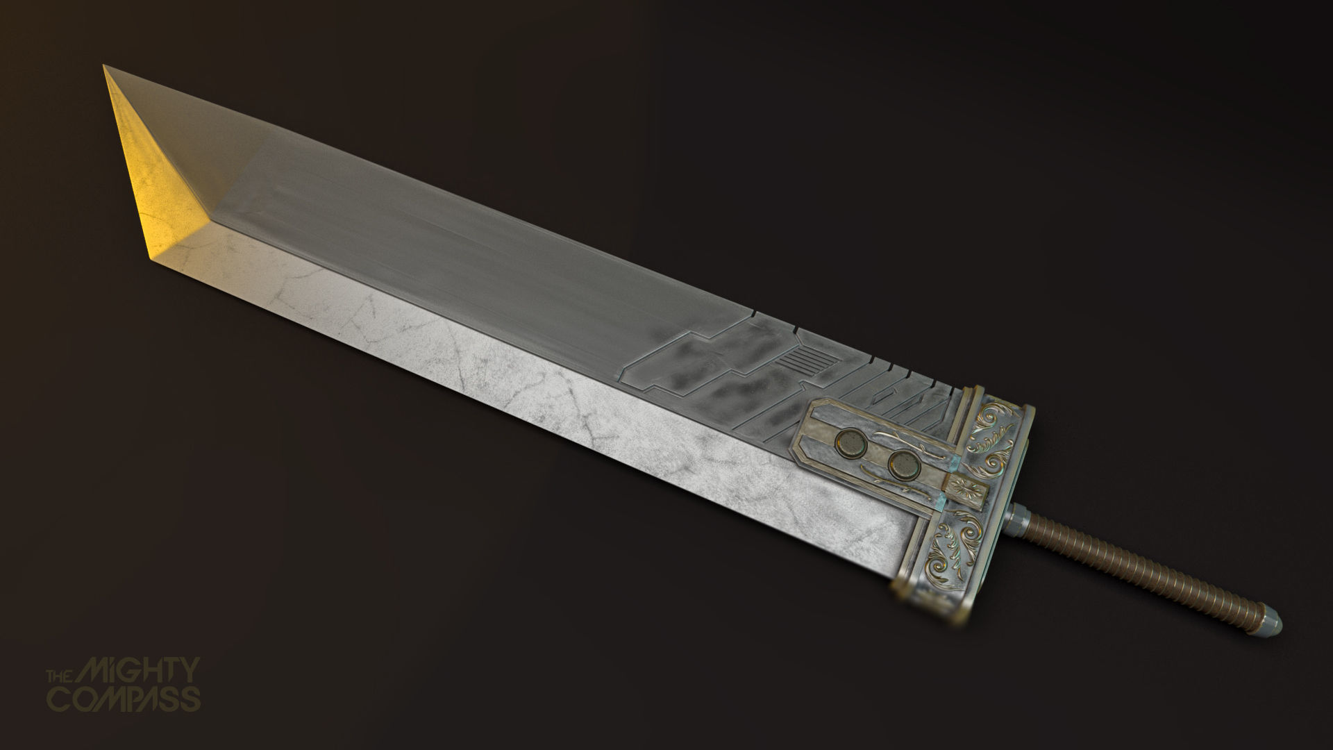Final Fantasy - Buster Sword 3D model_9