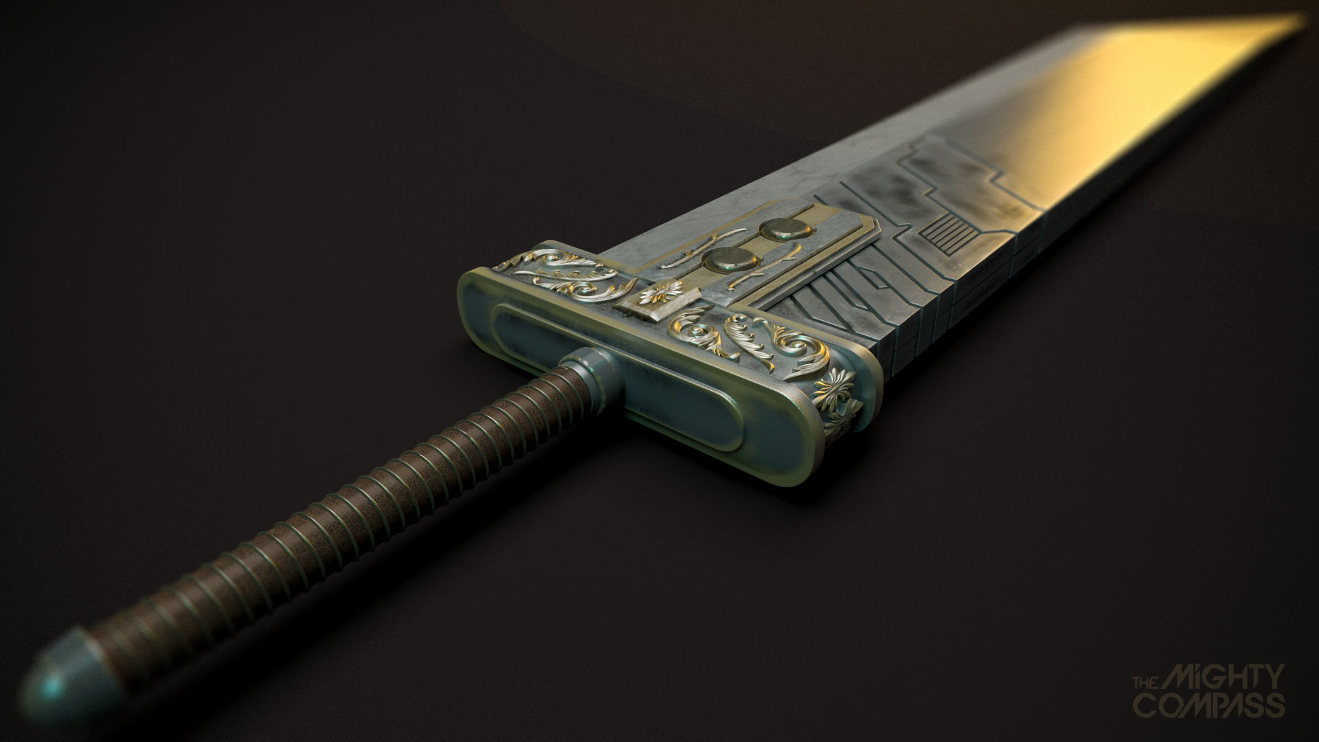 Final Fantasy - Buster Sword 3D model_12