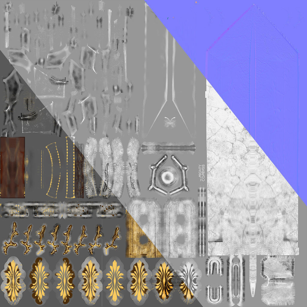 Final Fantasy - Buster Sword 3D model_14