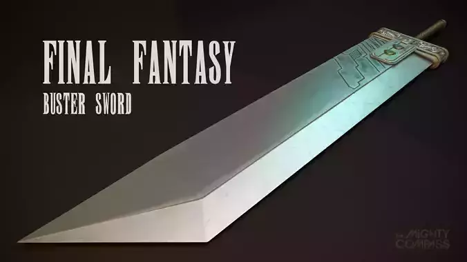 Final Fantasy - Buster Sword 3D model