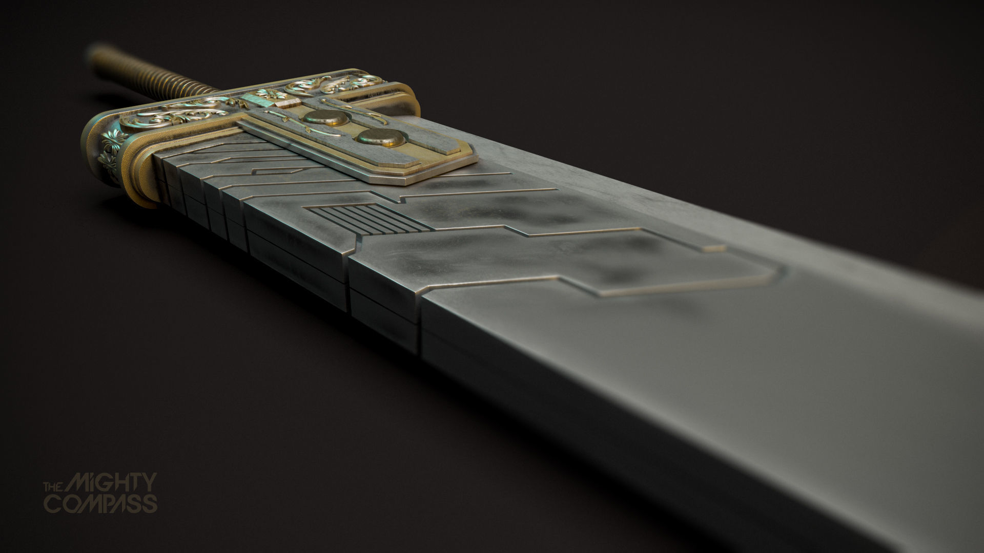 Final Fantasy - Buster Sword 3D model_7