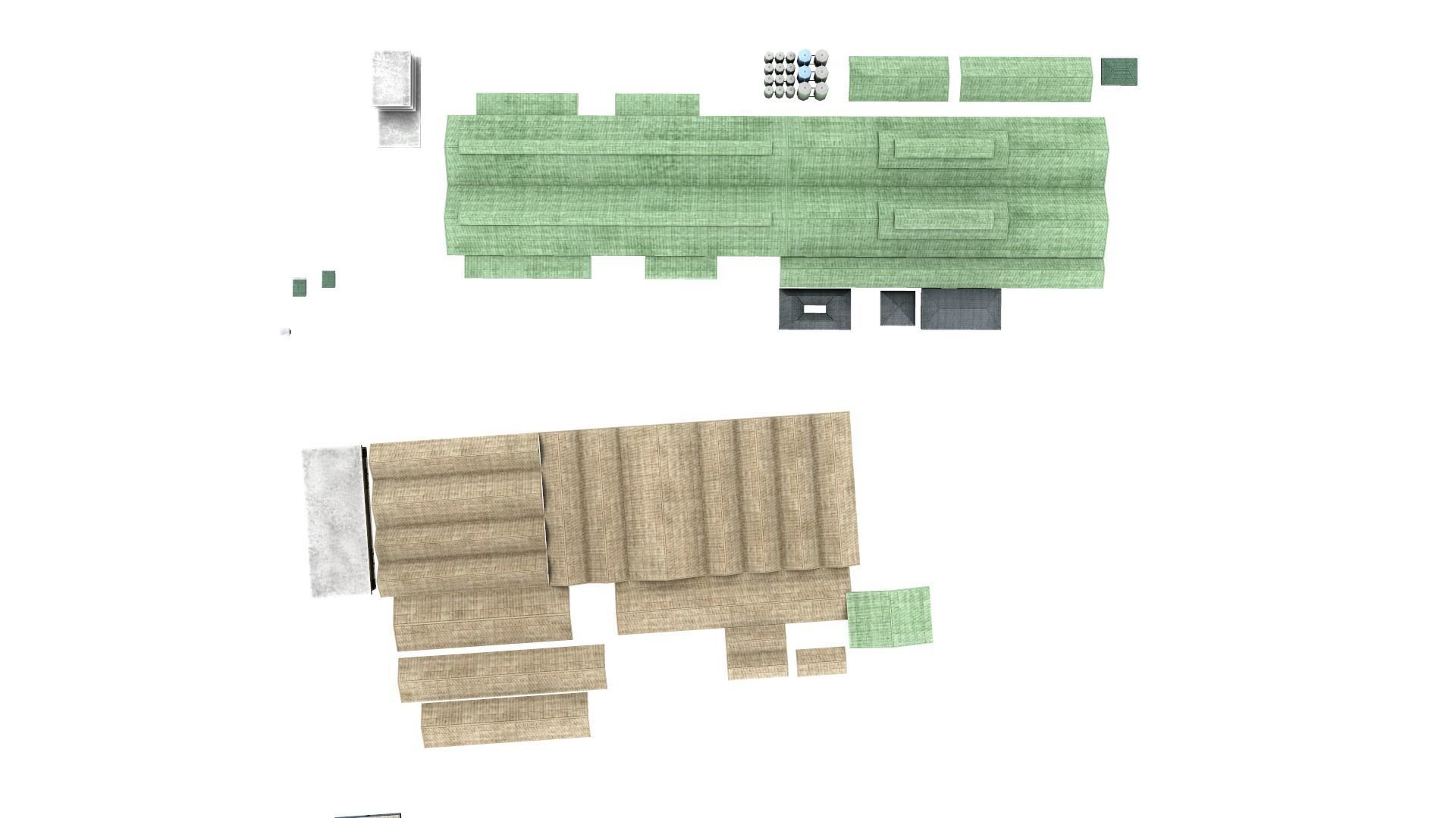 Industry factory building indofood indonesian Low-poly 3D model_5