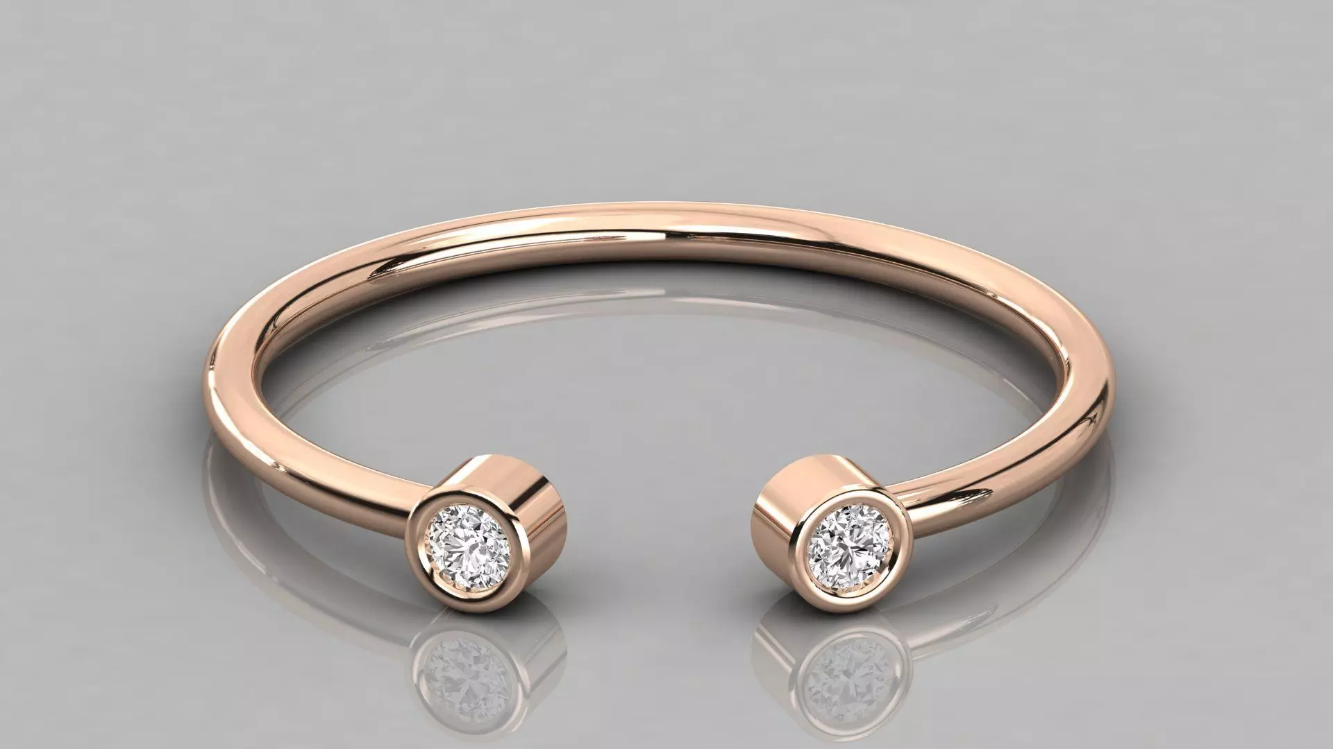 Women solitaire ring 3dm stl render detail  3D print model_0