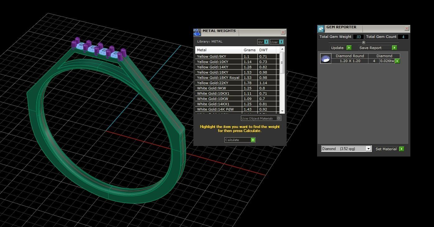 Women solitaire ring 3dm stl render detail 3D print model_9
