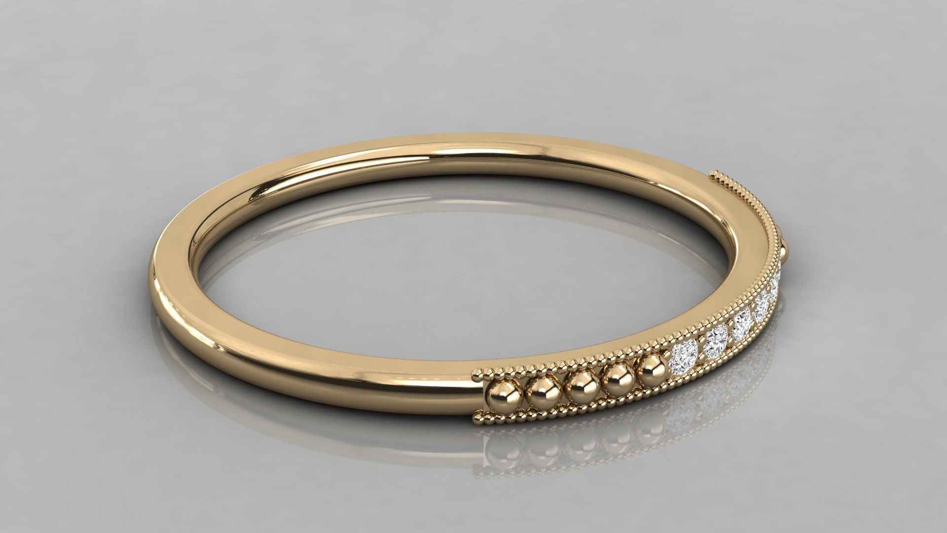 Women solitaire ring 3dm stl render detail 3D print model_6