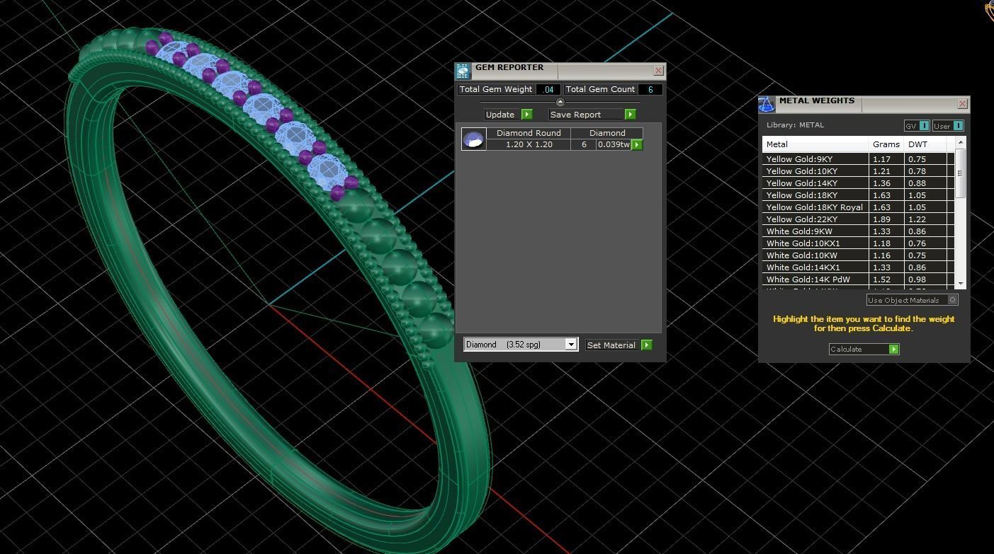 Women solitaire ring 3dm stl render detail 3D print model_9
