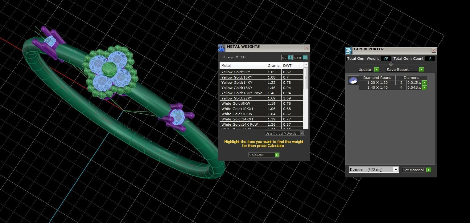 Women solitaire ring 3dm stl render detail  3D print model_9