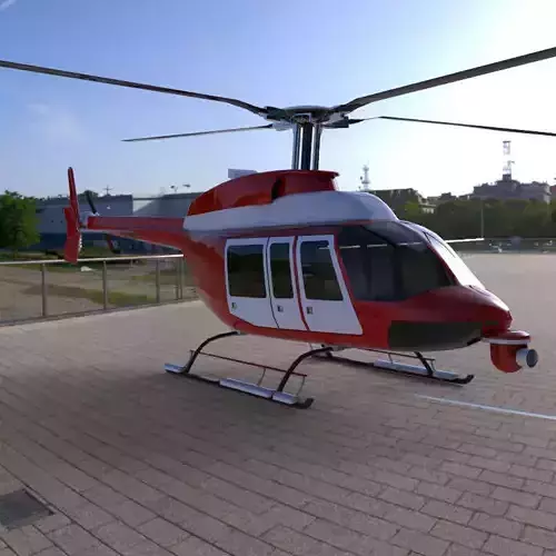 Bell 407 Jetranger 3D model