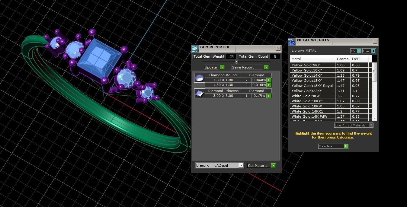 Women solitaire ring 3dm stl render detail  3D print model_9