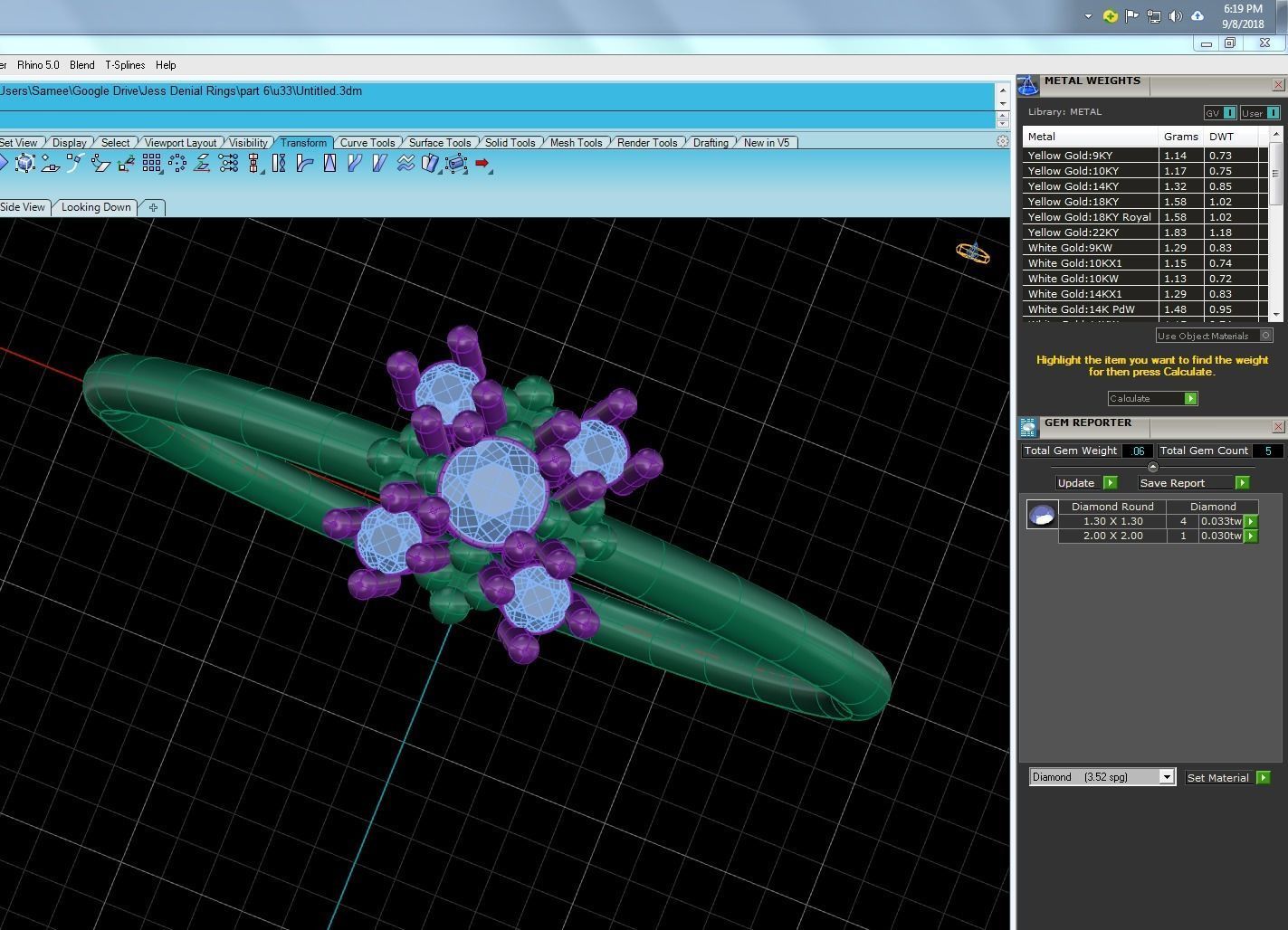 Women solitaire ring 3dm stl render detail  3D print model_9