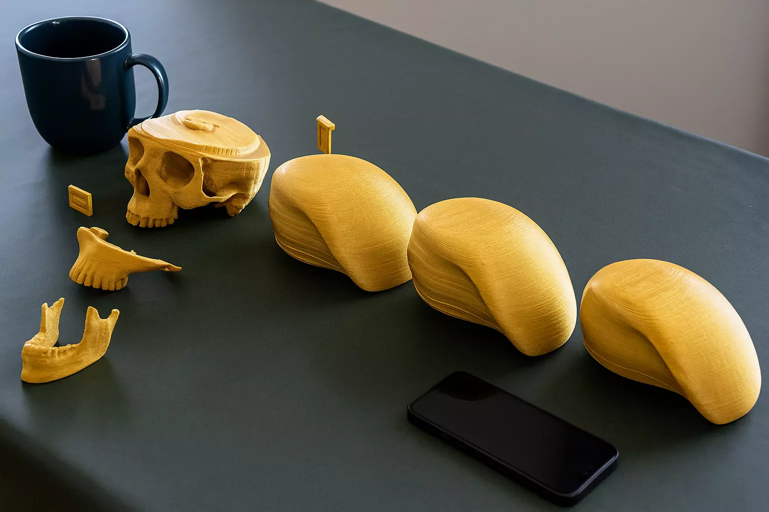 Peruvian Army Beret Skull printable and renderable 3D print model_1