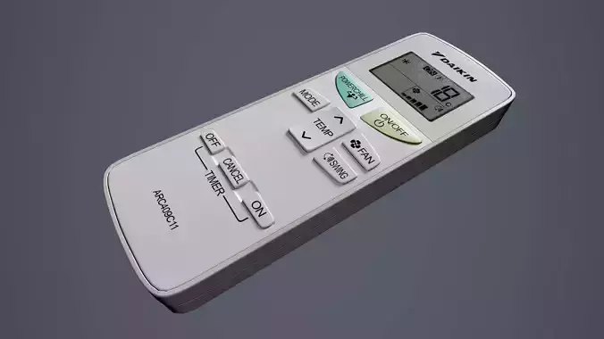 Daikin Air Conditioning Remote